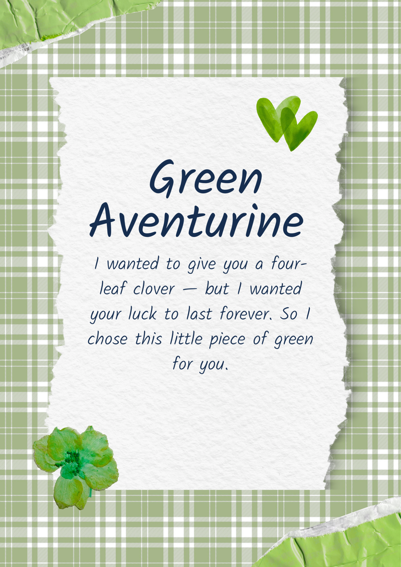 Green Aventurine Charm Set