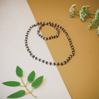 Karungali Malai Silver Cap Plated Necklace with Certification