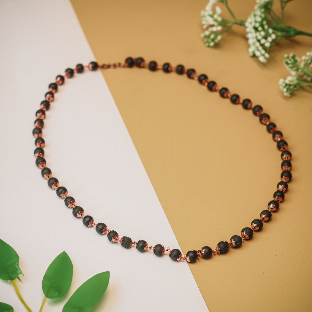 Karungali Malai (Copper wire) With OM Shiva Trishool | Govt. Lab Certified