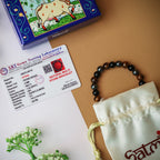 Triple Protection Band with Tiger Eye, Black Obsidian & Hematite Beads