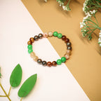 Money Magnet Fusion Band - Pyrite, Tiger Eye, Citrine & Aventurine Beads
