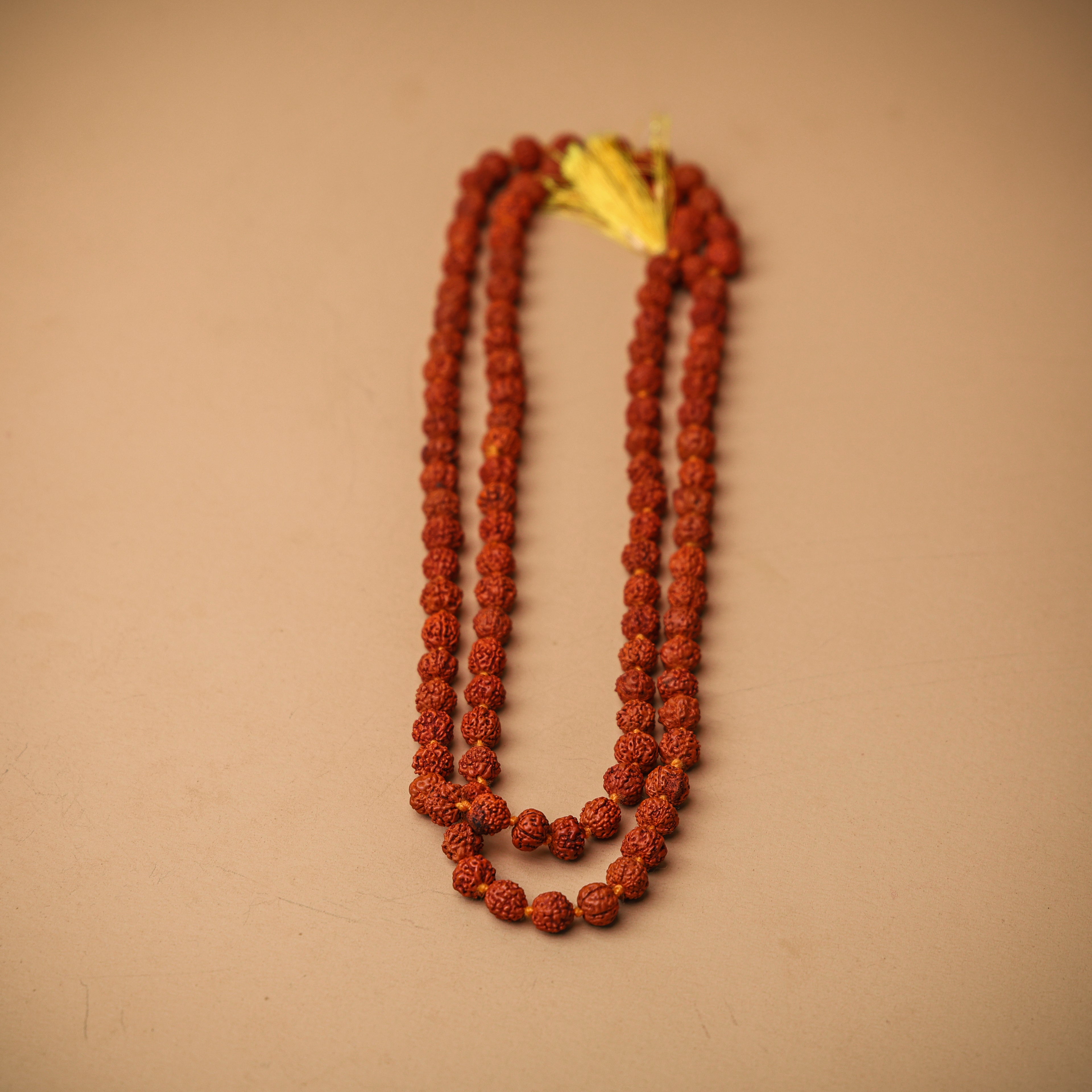 Brown Rudraksha Mala – 108 + 1 Beads