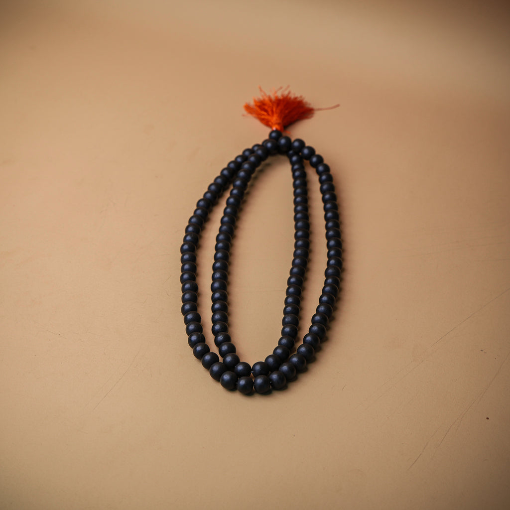 Original Karungali Malai 108-Beads Ebony Wood