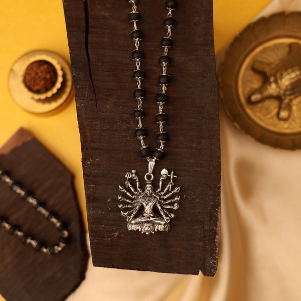 Adi Yogi Shiva Karungali Mala Pendant