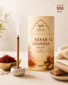 Kesar Chandan Refill Pack – Bambooless Incense Sticks (Pack of 100 Sticks)