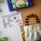 Rudraksha & Karungali Malai with Lord Murugan Pendant | Govt. Lab Certified