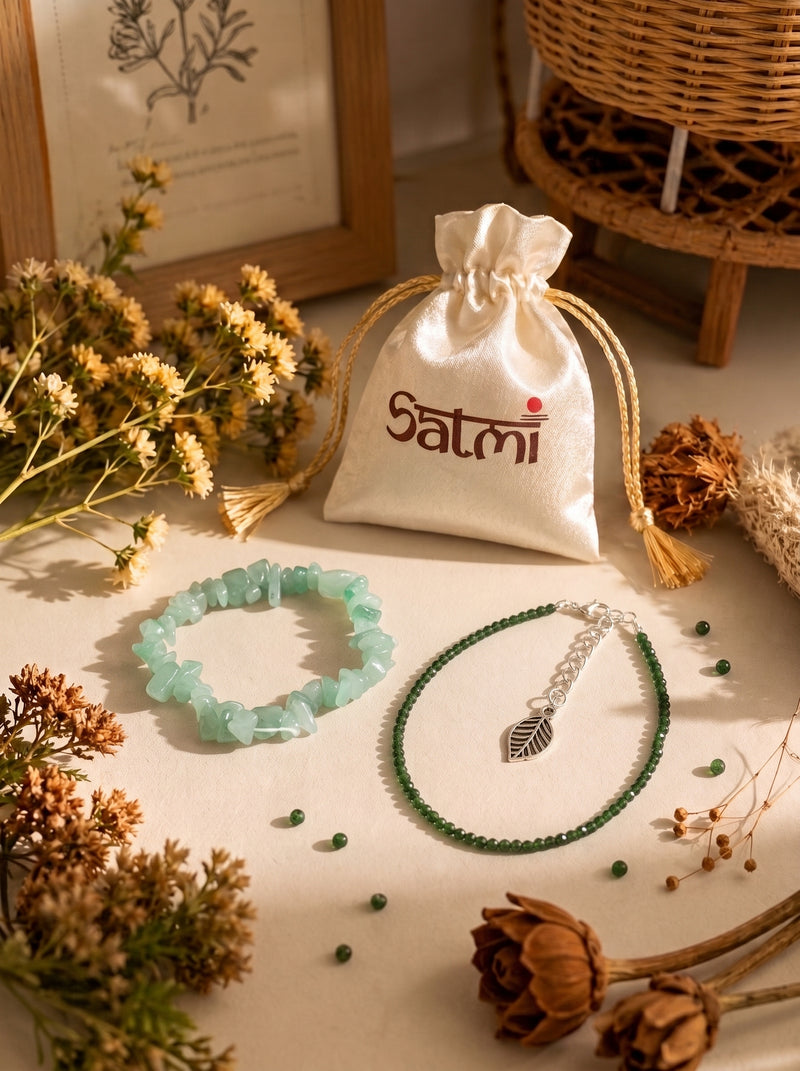 Green Aventurine Charm Set