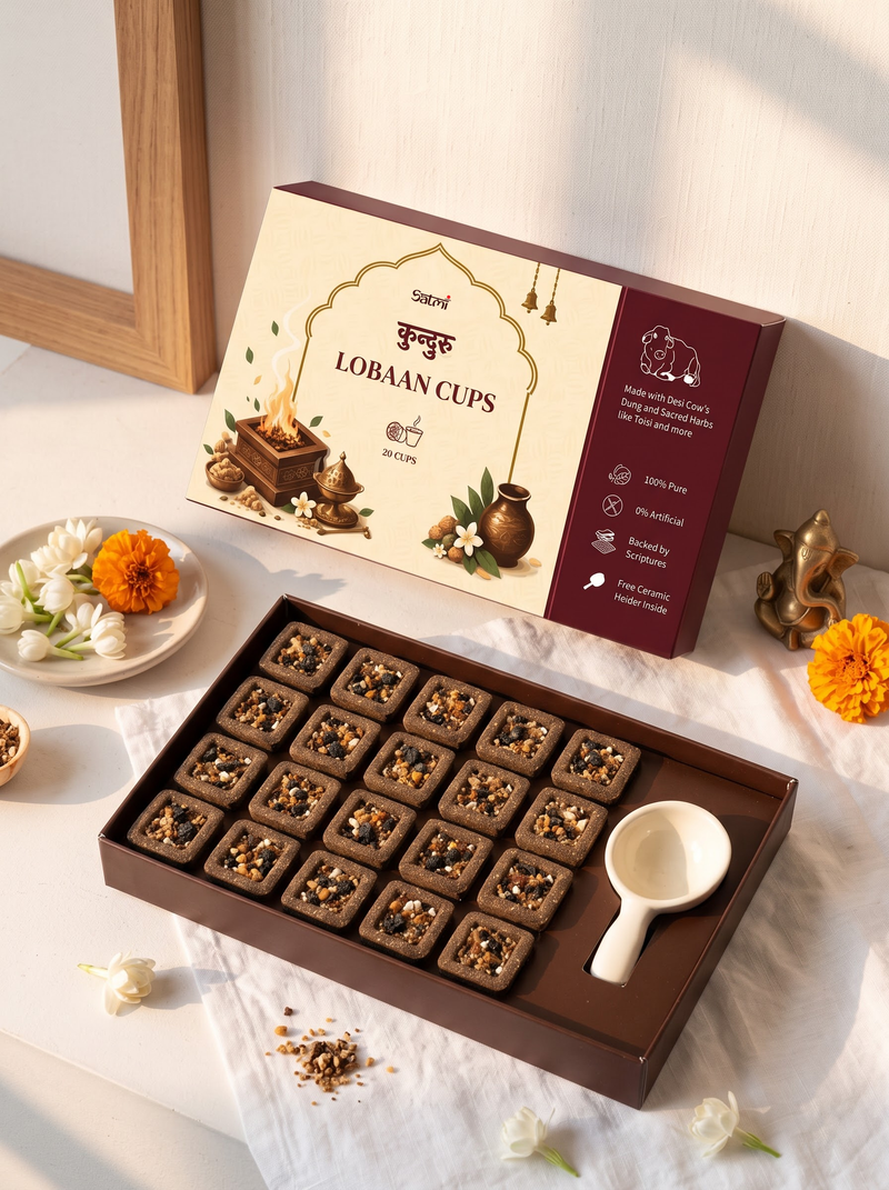 3-in-1 Havan Cup Combo + Free Nagchampa Trial Pack + Free 5 Mukhi Rudraksha